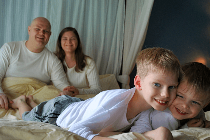 Roy, Angela, Nathan and Luke Verrips - Dubai 2009