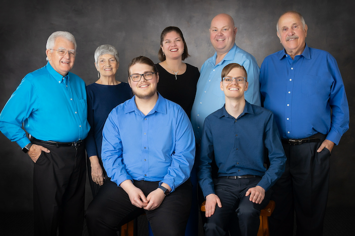 Don and Jenny Kirkwood, Luke, Angela, Roy, Nathan and Henri Verrips - Reidville, SC 2023